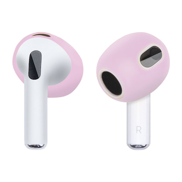 Ørepropper til AirPods3 Silikon 3 par (lys rosa)