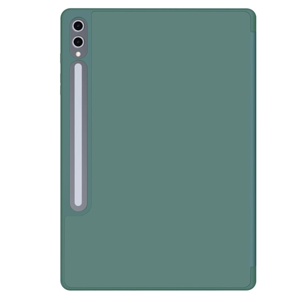 Fodral för Samsung Galaxy Tab S10 Ultra 14.6 Solid färg skyddsfodral Mörkgrön