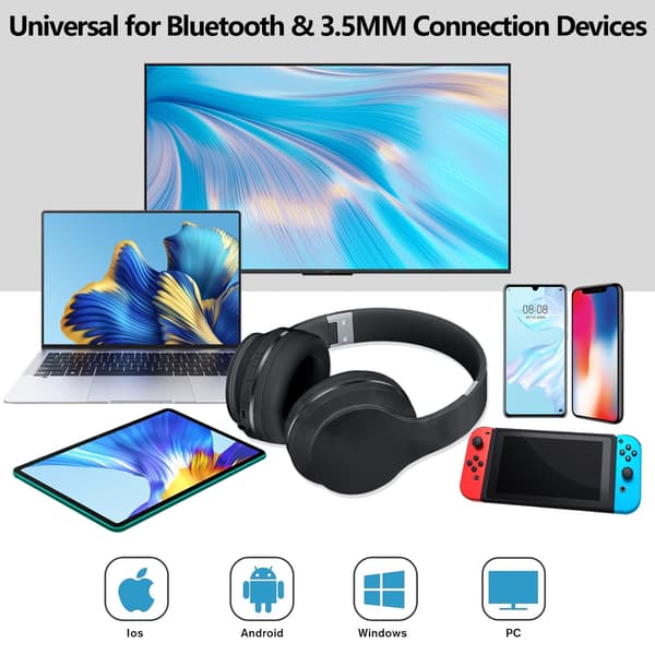 Bluetooth-øretelefoner, Stereo (svart)