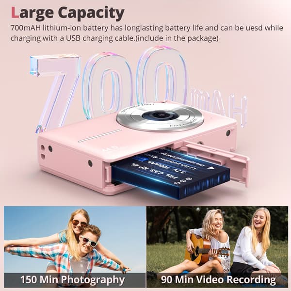 Digitalt Kamera Kompakt Kamera 1080P Dc403 Sort