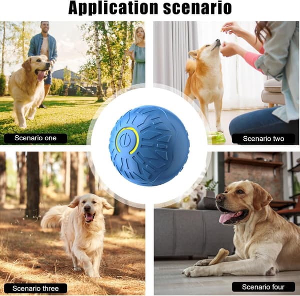 360° Smart Automatisk Rullende Kæledyr Bold