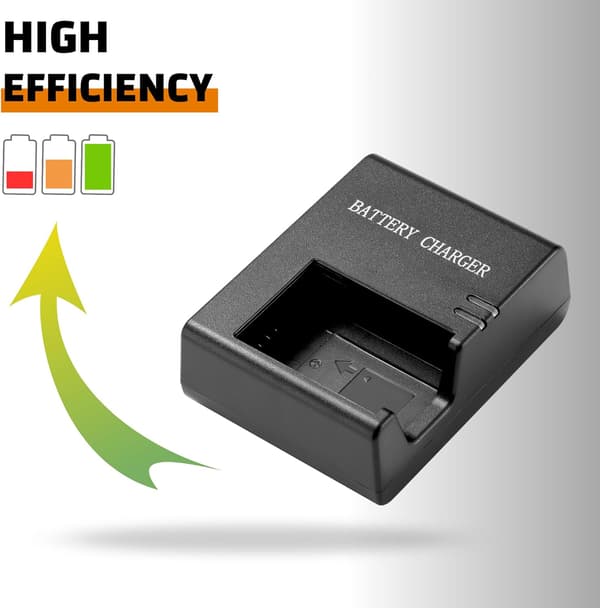 Oplader til Canon 750D 760D 800D 200D 77D M3 M5 M LC-E17 Batteri