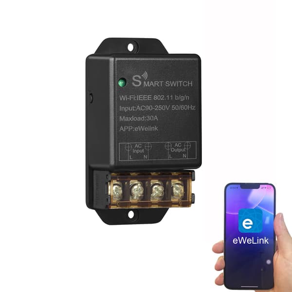Intelligent switch WiFi Bluetooth dual mode kan fjernstyres via APP, timerfunktion