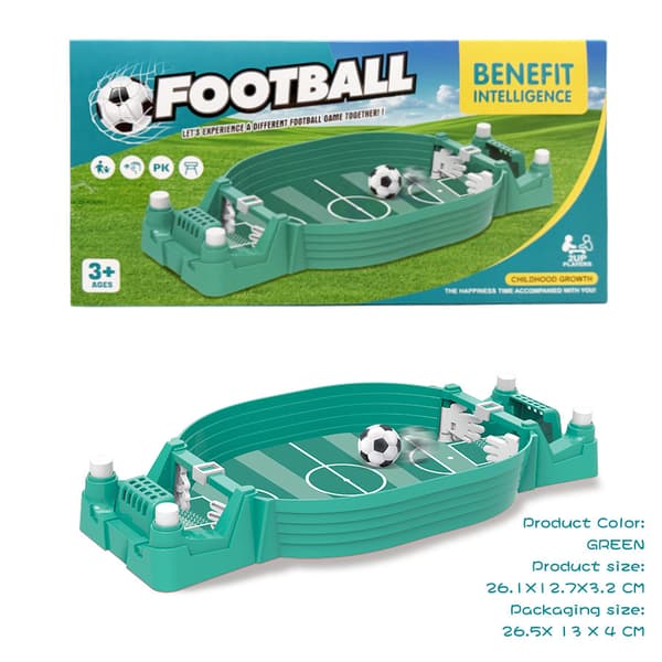 Bordsfotbollsspel, barnleksak (grön)