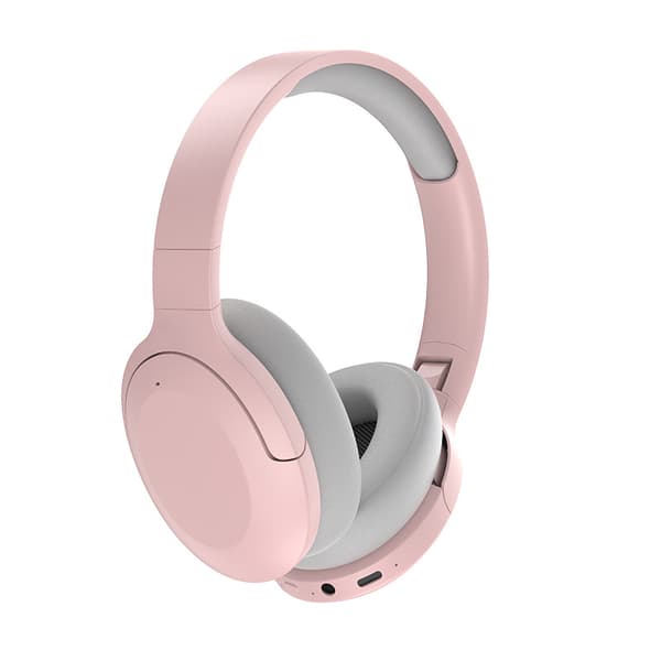 P2968 Hodetelefoner med Bluetooth, rosa og grå