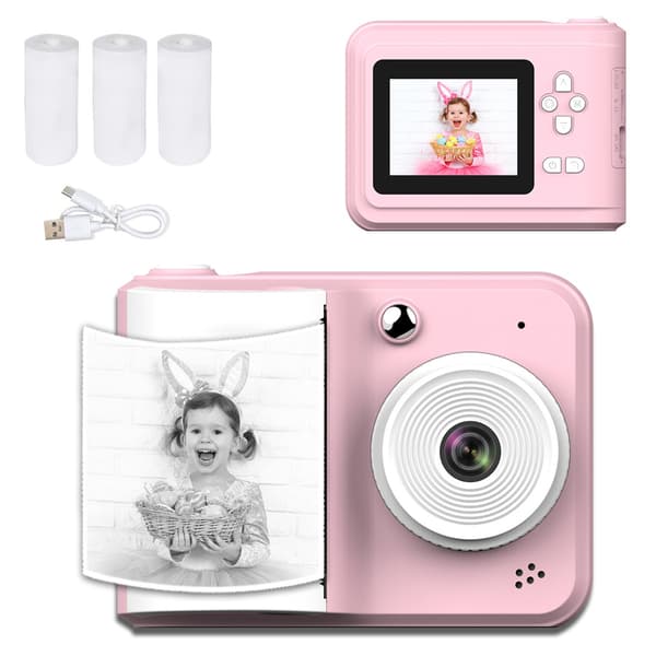 digitalkamera Direct Print Camera 720P 2,4 tommer rosa