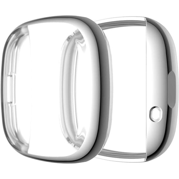 Beskyttelsesetui til Fitbit Versa 3/Sense (sølv)