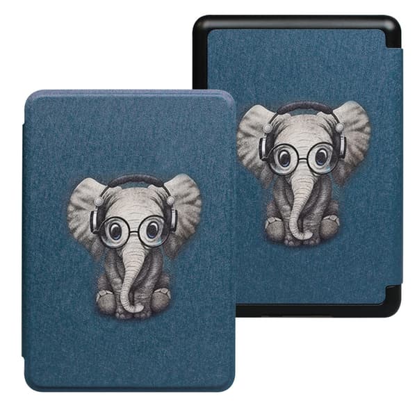 Fodral till Kindle Paperwhite 6 12:e generationen (7\") 2024 Elephant