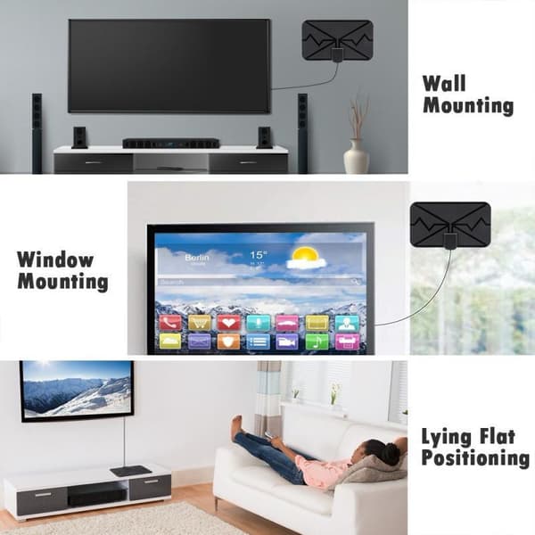 TV-antenne 4k HD-antenne DVB-T2 signalmottak, egnet