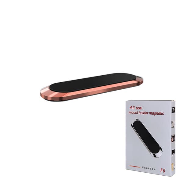 Lång Magnetisk Biltelefonhållare Roséguld