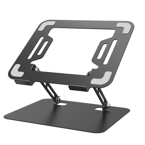 Laptopställ Justerbar Höjd Vikbart (Svart)