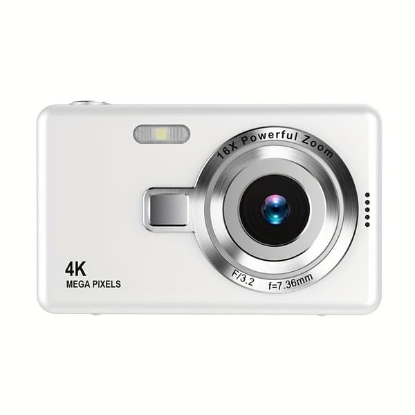 Digitalkamera HD Digitalkamera Autofokus Sølv