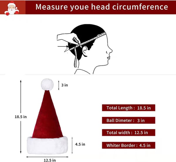 Julhatt, Unisex Plysch Julhatt (Mörkgrön)