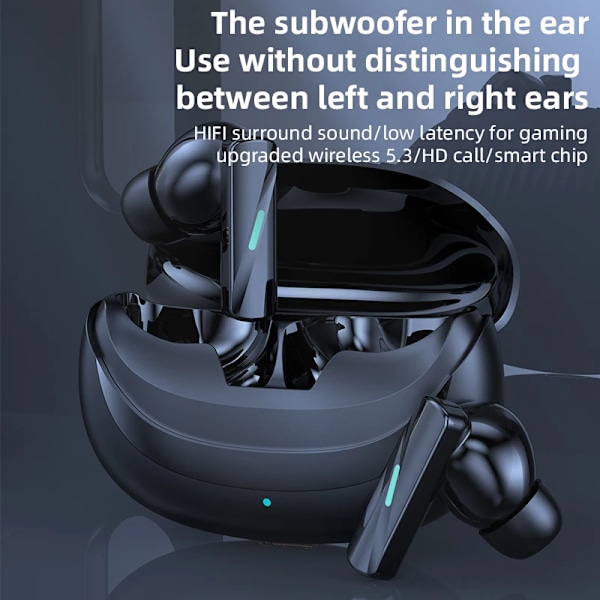 True Wireless Bluetooth Hörlurar M70 Plus Tws ANC Aktiv Brusreducering Vit
