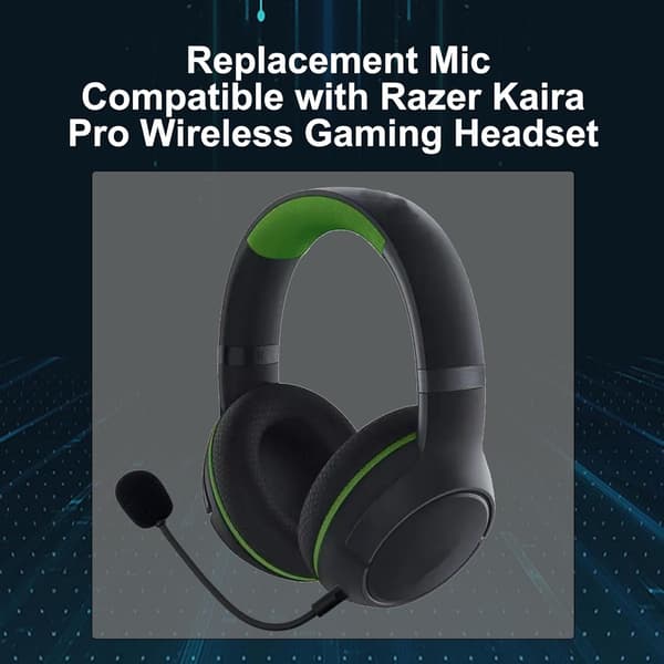Erstatningsmikrofon til Razer Kaira Pro - 3,5 mm jackstik