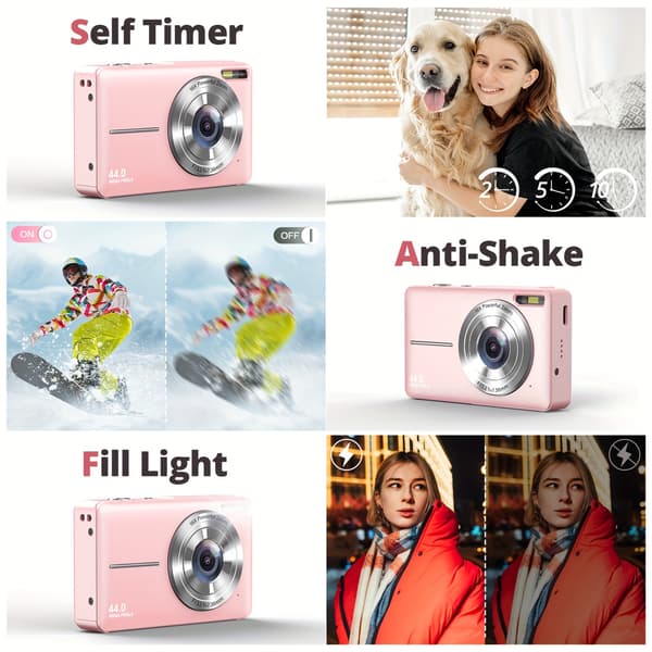 Digitalt Kamera Kompakt Kamera 1080P Dc403 Sort