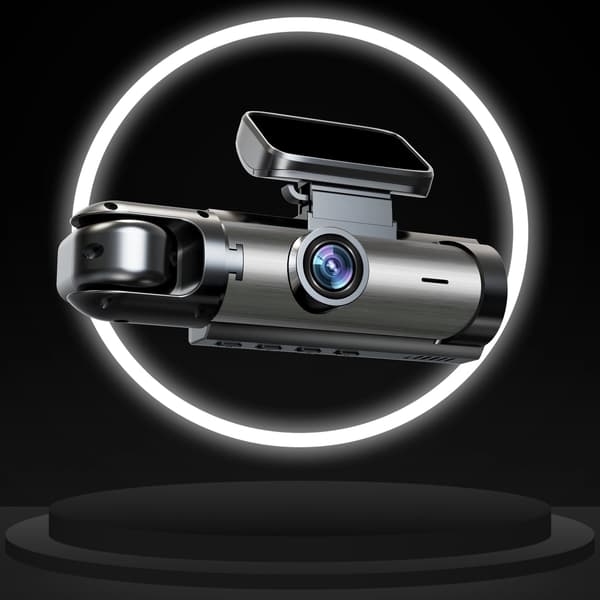 1080P Dual-Kamera Bil DVR med Front- og Indvendig Visning, Loop-optagelse, 3.16\" IPS-skærm