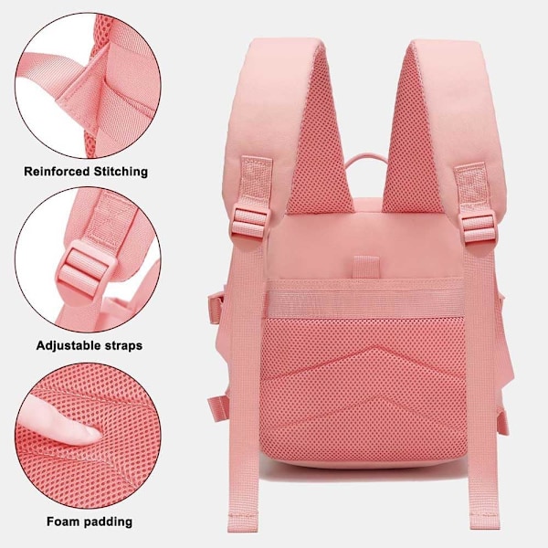 Vandringsryggsäck, 9L Liten Bergsklättringsväska (Rosa)