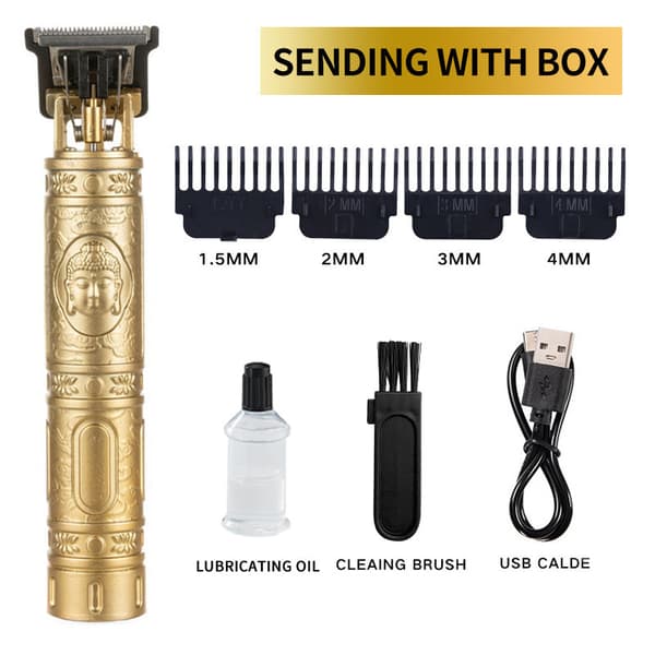Hårklipper, barbermaskin for menn (Gullbuddha)