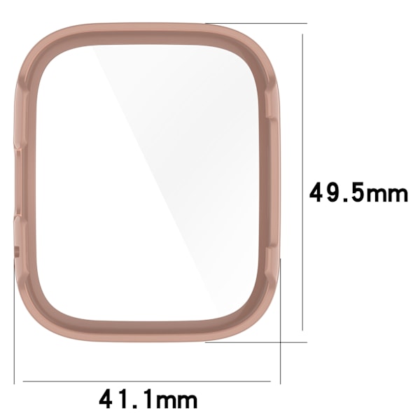 Lämplig För Redmi Watch 3 Lite/ Active Skyddsfodral Guld