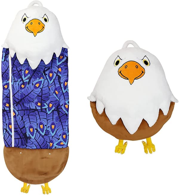 Sovepose Eagle 2 i 1 sparkesikker tegneseriedyne (160×60 cm)
