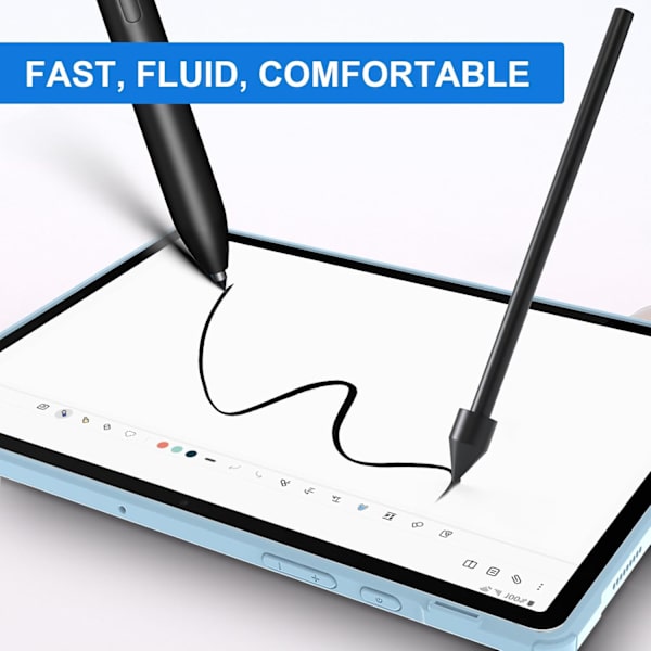 Stylus-tupper for Samsung Galaxy Note 10/Note10 Plus/Note 20/Note 20 Ultra (5 stk. - svart, grå)
