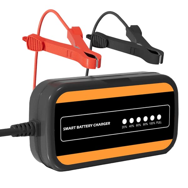 Smart batterilader 12V2A automatisk reparasjonsfunksjon, for blybatterier