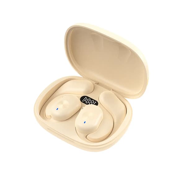 Ekte trådløse Bluetooth-hodetelefoner OWS T29 TWS ørepropper Gul