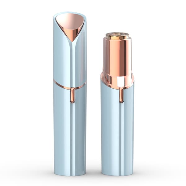 Epilator, ansiktshårfjerner for kvinner, øyenbrynstrimmer (blå)