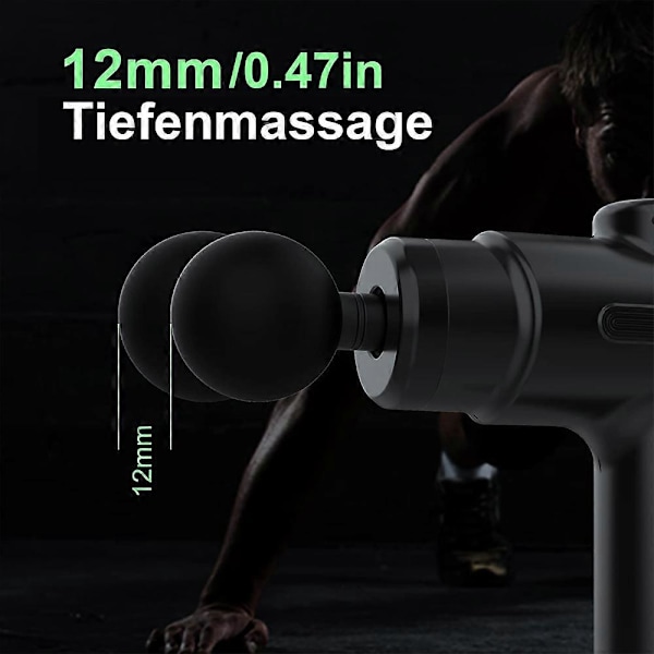 Impact Massagepistol för atleter Muskelmassagepistol Smärtlindring Värme