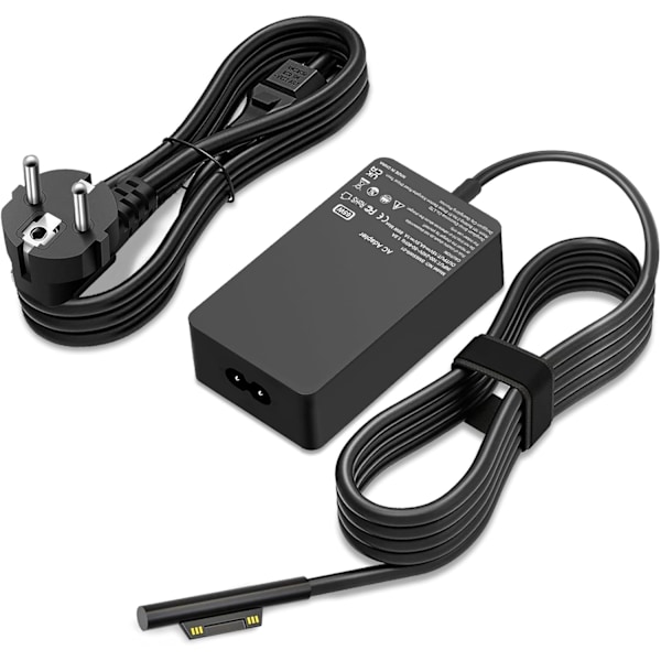Surface Pro -laturi 65 W Microsoft Surface Pro -kannettaville tietokoneille, Surface Pro 10, 9, 8, 7+
