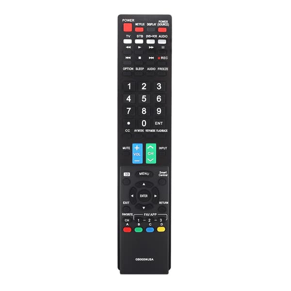 Erstatningsfjernkontroll for Sharp TV A619/GB005WJSA