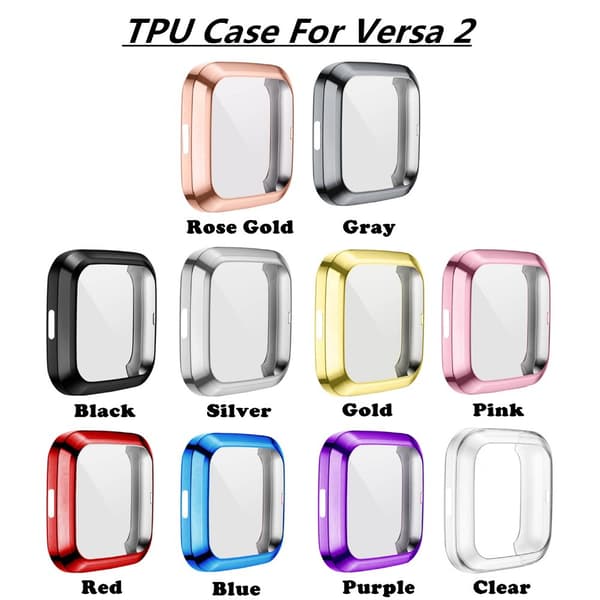 Suojakotelo Fitbit Versa 2:lle (pinkki)