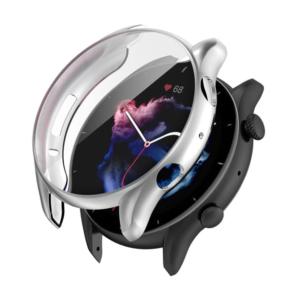 Beskyttelsesetui til Amazfit GTR3/GTR3 PRO (sølv)
