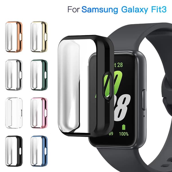 Skyddsfodral för Samsung Galaxy Watch Fit3 (silver)