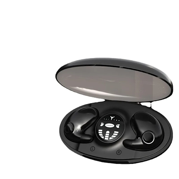 True Wireless Bluetooth Hörlurar MD538 Smart Brusreducering LED-Display för iPhone Android Svart