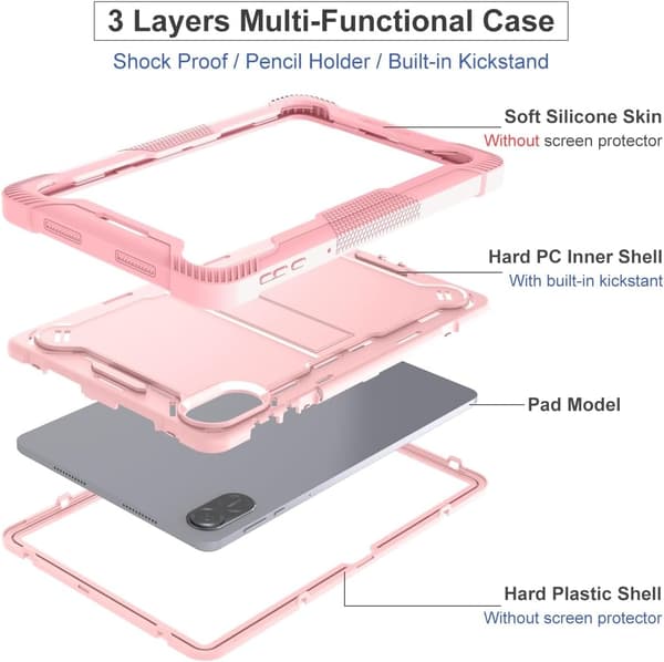 Etui til Xiaomi Pad 6 11-tommer Pink
