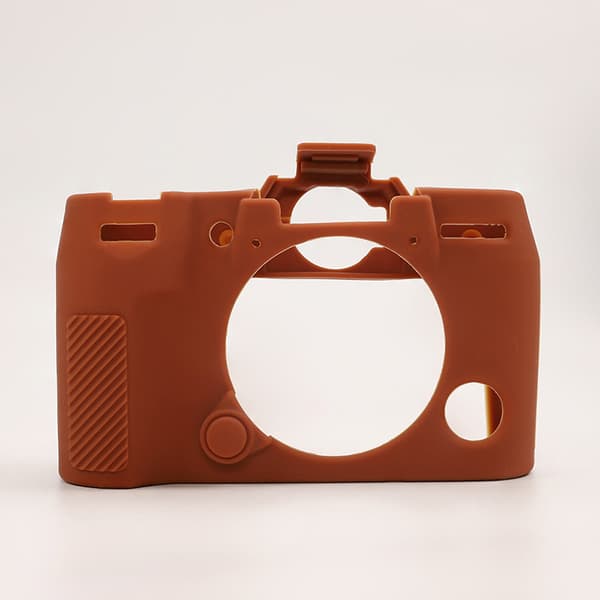 Etui til FUJIFILM XT50 Stødsikkert silikone kamera tilbehør (brown)