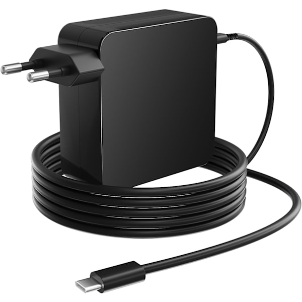 65W USB-C Portabel Laddare Strömförsörjning för ASUS UX425 UX435 UX391 UX325 och Andra Bärbara Datorer