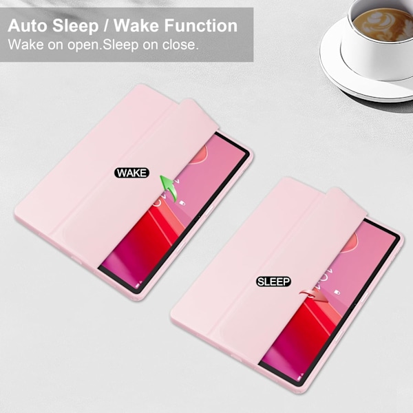 Transparent Akryl Mjuk TPU Skyddsfodral för Lenovo M11 11 Tum (TB330FU) Tablet Fodral TB330FU Rosa