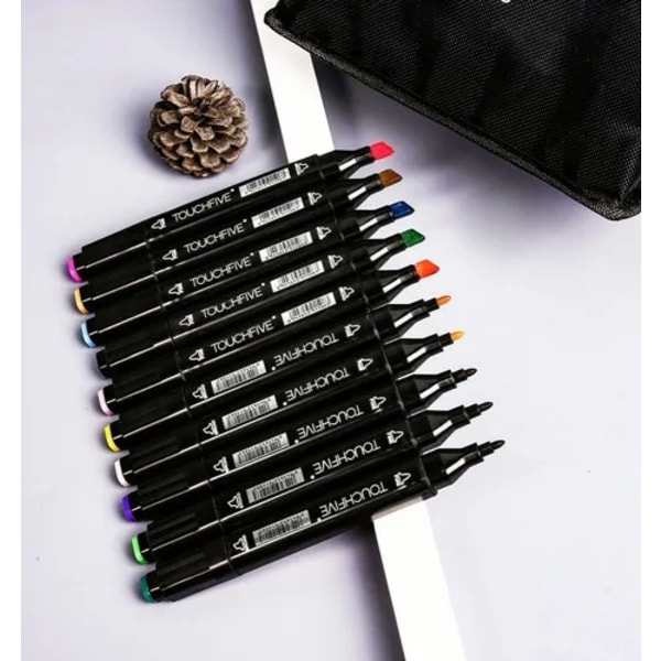 Färgade Markers 60 Enheter Dubbel Spets