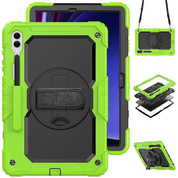 Etui for Samsung Galaxy Tab S9 Plus 12.4 SM-X810 (grønn)