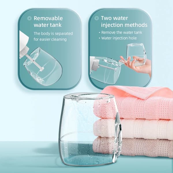 Oral Irrigator 5 rengjøringsmoduser IPX7 Hvit