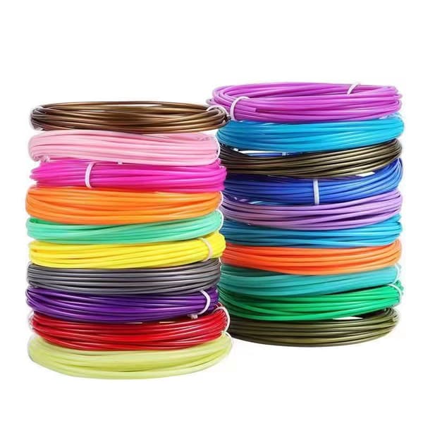 1,75 mm 3D-penn PLA-filament (10 meter x 10 farger)