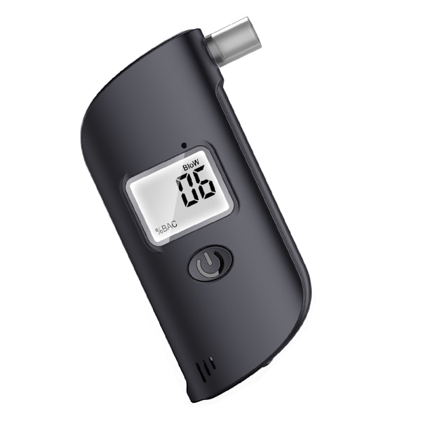 Bærbart alkometer, højpræcist, med 5 mundstykker
