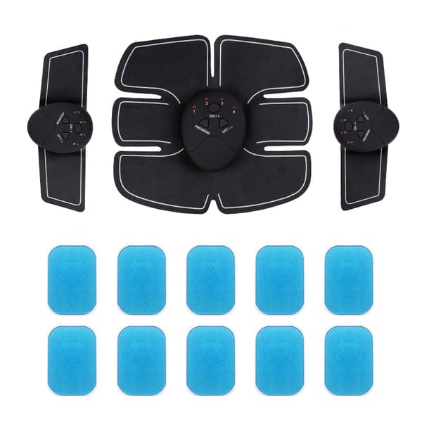 Smart Ems Muskelstimulator 3-delt Sett Med Gel (Batteriversjon)