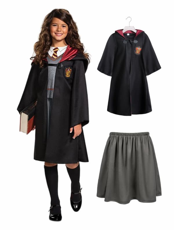Harry Potter-uniform, rollspelsdräkter för flickor passar för längd 120 cm