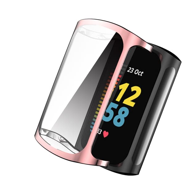 Beskyttelsesetui til Fitbit Charge 6 (pink)
