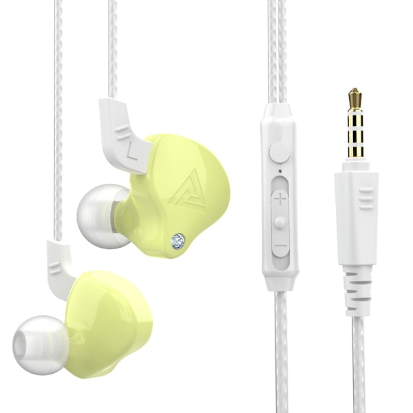 In-ear hörlurar med mikrofon AK6-X Camaron Gul