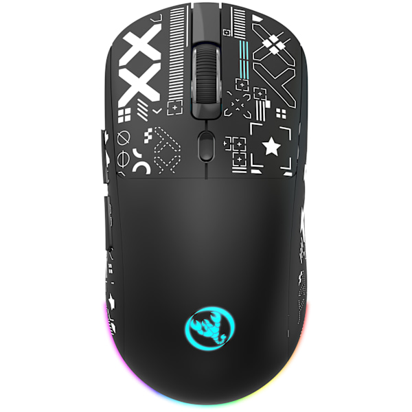 Trådlös Gamingmus T90 3600Dpi svart